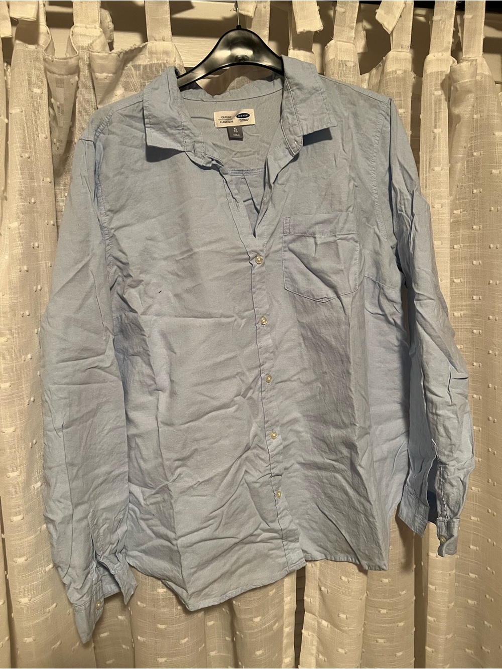 Old Navy Pale Blue Women's Button-Down Shirt